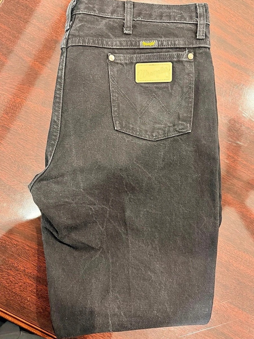 Wrangler 13MWZ Men's Black Jeans Waist 32 x 32